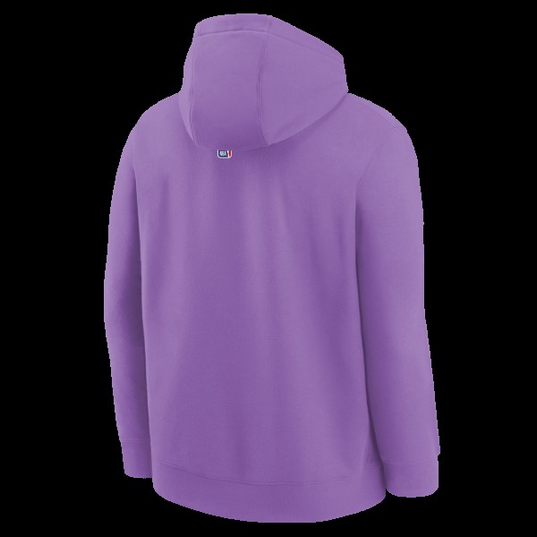 Подростковая Sacramento Kings Nike Purple 2025/26 City Edition Club Fleece Pullover Hoodie