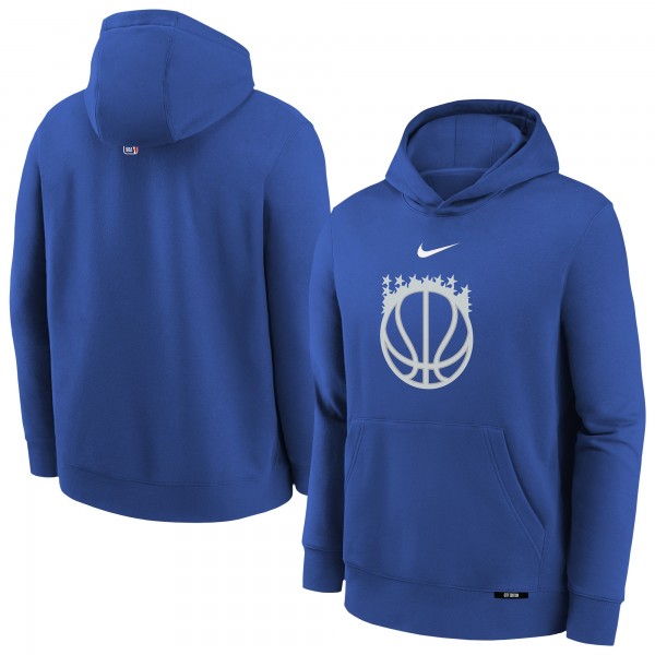 Подростковая Orlando Magic Nike Royal 2025/26 City Edition Club Fleece Pullover Hoodie