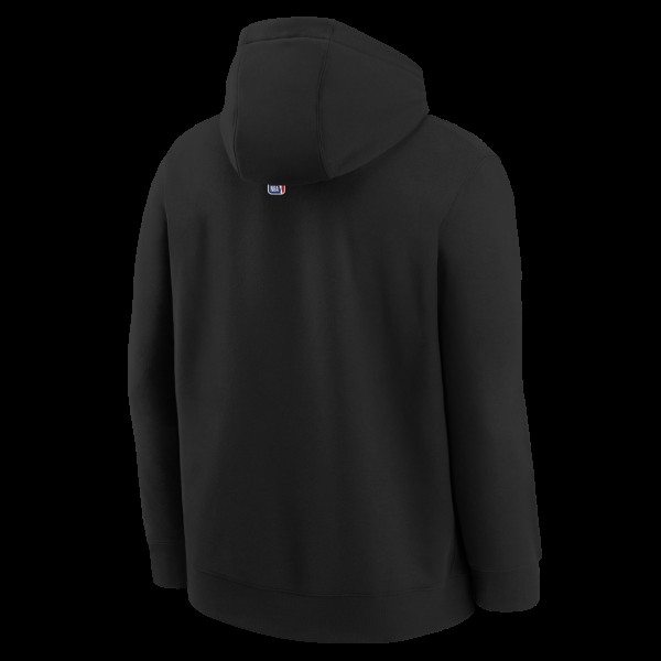 Подростковая Phoenix Suns Nike Black 2025/26 City Edition Club Fleece Pullover Hoodie