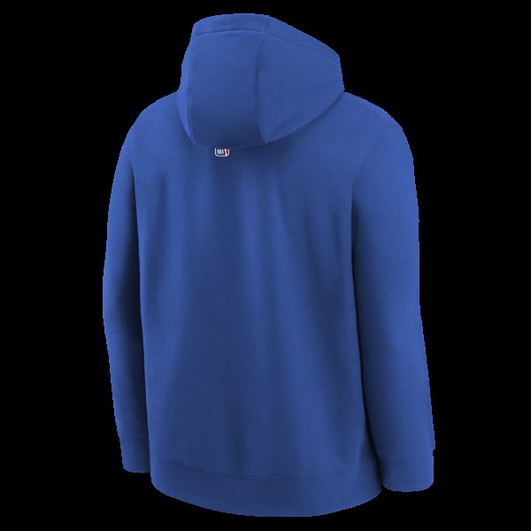 Подростковая Dallas Mavericks Nike Royal 2025/26 City Edition Club Fleece Pullover Hoodie