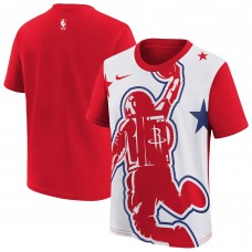 Подростковая Houston Rockets Nike Red/White 2025/26 City Edition Max90 T-Shirt