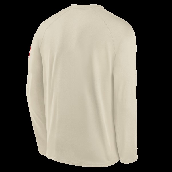 Подростковая Milwaukee Bucks Nike White 2025/26 City Edition Dri-Fit Long Sleeve Game Top