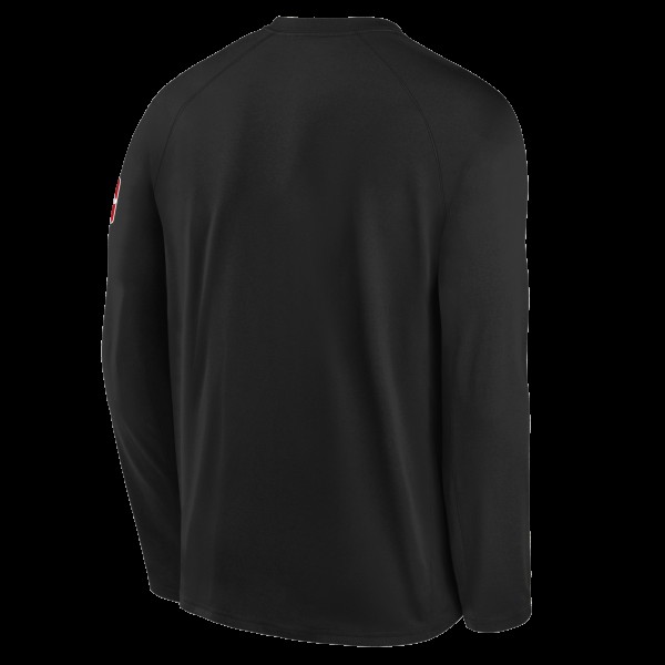 Подростковая Dallas Mavericks Nike Black 2025/26 City Edition Dri-Fit Long Sleeve Game Top