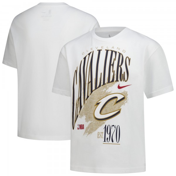 Подростковая Cleveland Cavaliers Nike White Hardwood Classics Champs Max90 T-Shirt