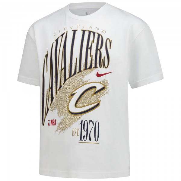 Подростковая Cleveland Cavaliers Nike White Hardwood Classics Champs Max90 T-Shirt
