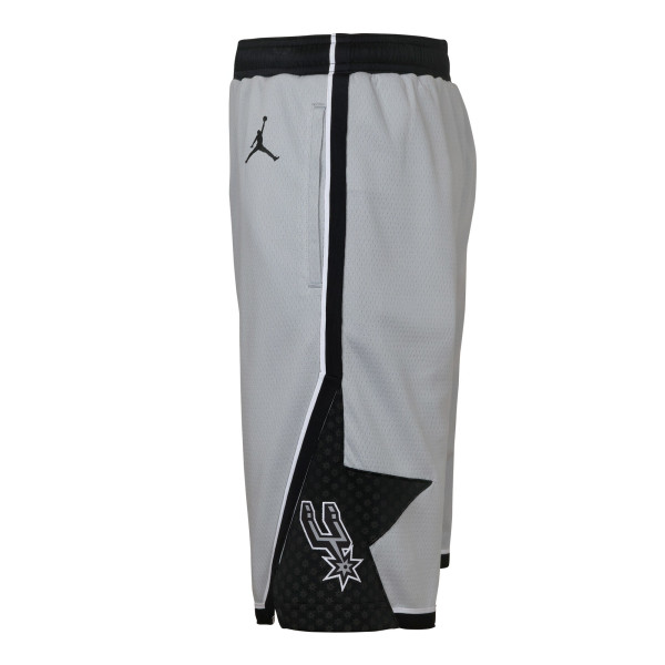 Подростковая San Antonio Spurs Jordan Brand Silver Authentic Statement Edition Swingman Shorts