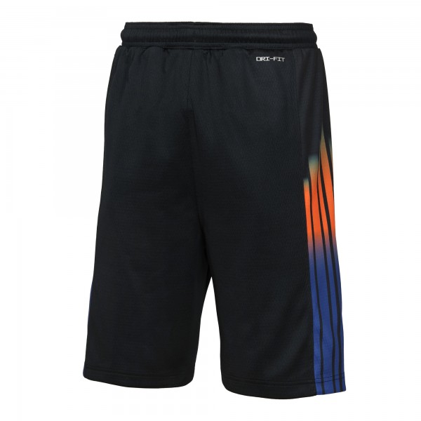 Подростковая New York Knicks Jordan Brand Black Authentic Statement Edition Swingman Shorts