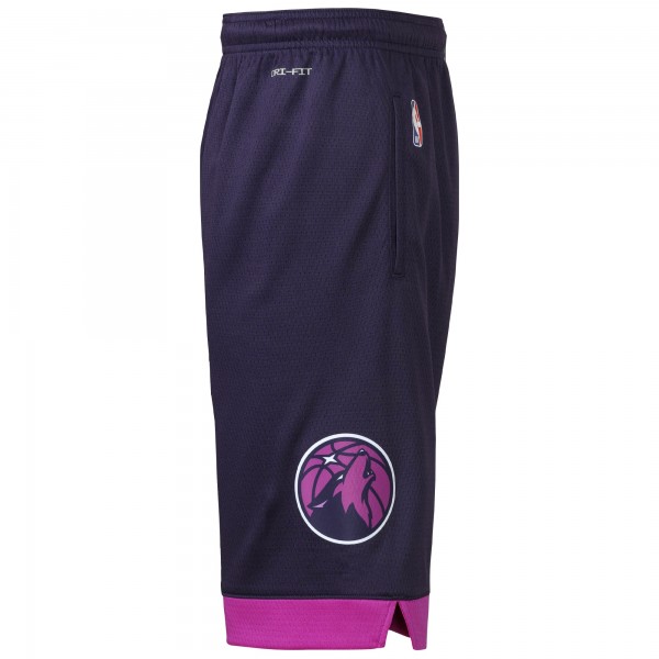 Подростковая Minnesota Timberwolves Nike Purple 2025/26 City Edition Swingman Performance Shorts