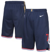 Подростковая Philadelphia 76ers Nike Navy 2025/26 City Edition Swingman Performance Shorts