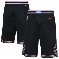 Подростковая Chicago Bulls Nike Black 2025/26 City Edition Swingman Performance Shorts