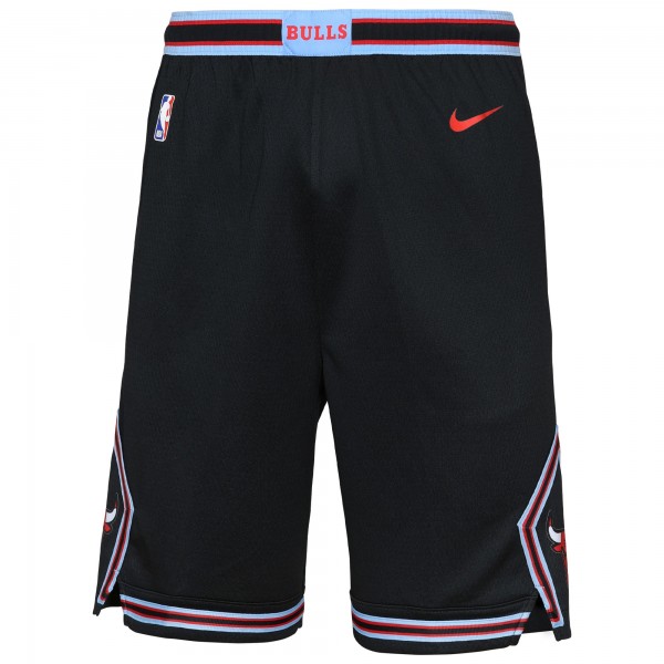Подростковая Chicago Bulls Nike Black 2025/26 City Edition Swingman Performance Shorts