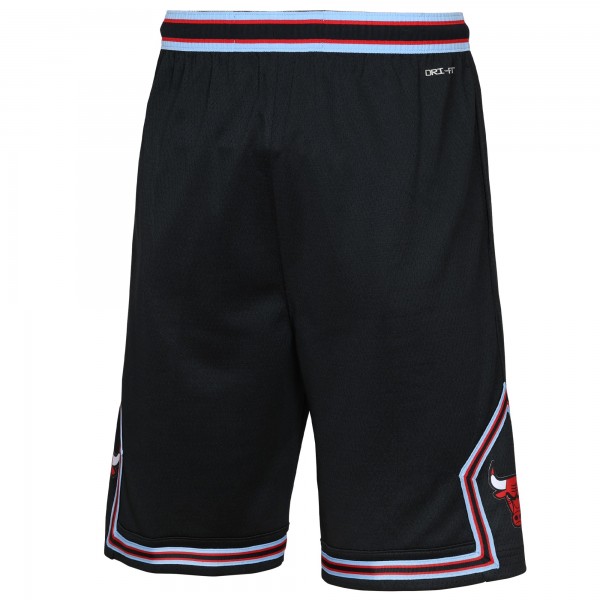 Подростковая Chicago Bulls Nike Black 2025/26 City Edition Swingman Performance Shorts