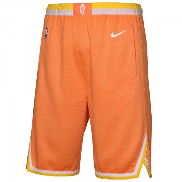 Подростковая Cleveland Cavaliers Nike Orange 2025/26 City Edition Swingman Performance Shorts