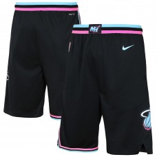 Подростковая Miami Heat Nike Black 2025/26 City Edition Swingman Performance Shorts