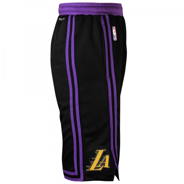 Подростковая Los Angeles Lakers Nike Black 2025/26 City Edition Swingman Performance Shorts
