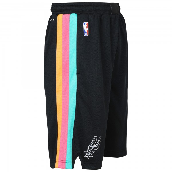 Подростковая San Antonio Spurs Nike Black 2025/26 City Edition Swingman Performance Shorts