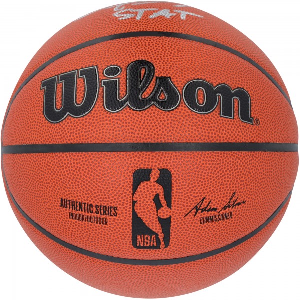 Amare Stoudemire New York Knicks Autographed Fanatics Authentic Wilson Authentic Series Indoor/Outdoor Basketball with S.T.A.T. Inscription