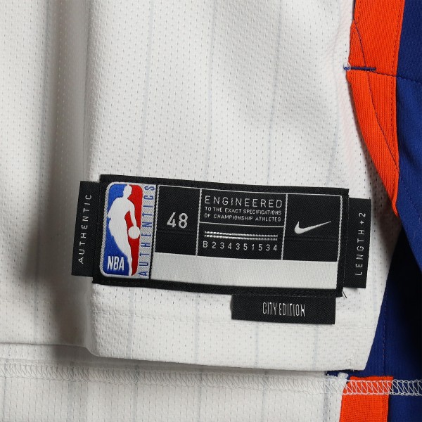 Jalen Brunson New York Knicks Autographed Fanatics Authentic White Nike 2024-25 City Edition Authentic Jersey