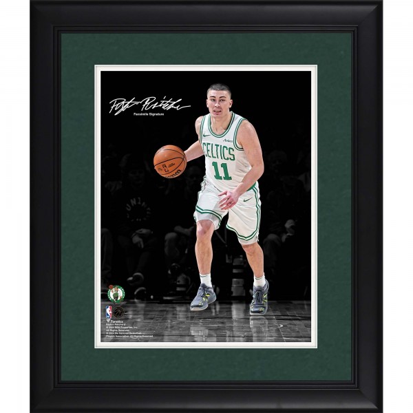 Payton Pritchard Boston Celtics Facsimile Signature Fanatics Authentic Framed 11 x 14 Spotlight Photograph