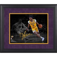 Bronny James Los Angeles Lakers Facsimile Signature Fanatics Authentic Framed 11 x 14 Spotlight Photograph