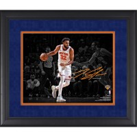 Karl-Anthony Towns New York Knicks Facsimile Signature Fanatics Authentic Framed 11 x 14 Spotlight Photograph