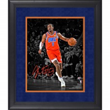 Jalen Williams Oklahoma City Thunder Facsimile Signature Fanatics Authentic Framed 11 x 14 Spotlight Photograph