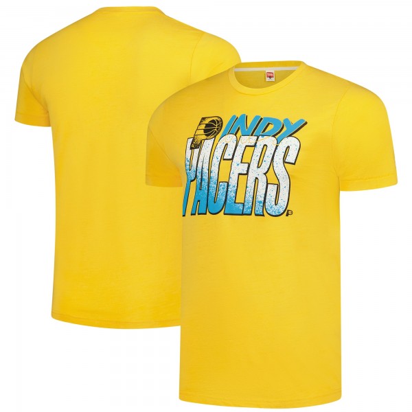 Unisex Indiana Pacers Homage Gold Hometown Edition Tri-Blend T-Shirt