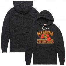 Толстовка Unisex Oklahoma City Thunder Homage Heather Black Hometown Edition Tri-Blend Raglan