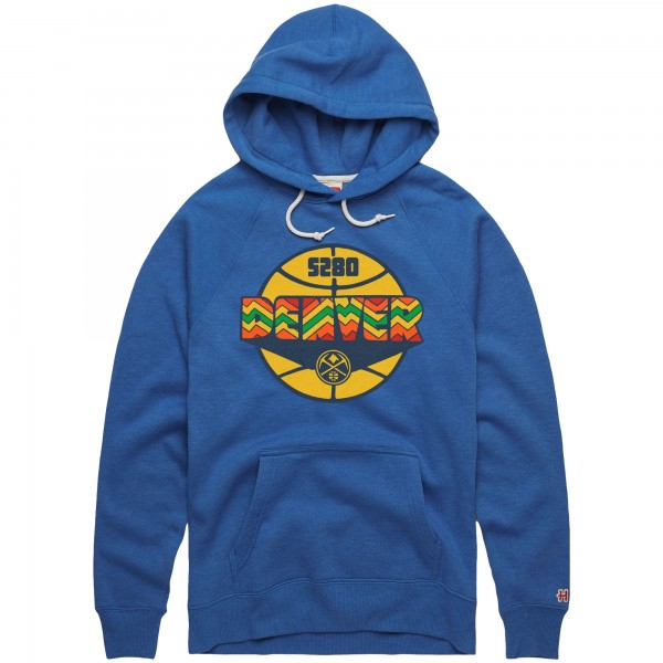 Толстовка Unisex Denver Nuggets Homage Royal Hometown Edition Tri-Blend