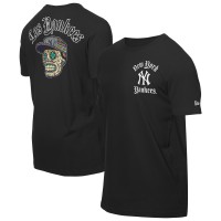 New York Yankees New Era Black Sugar Skulls T-Shirt