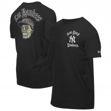New York Yankees New Era Black Sugar Skulls T-Shirt