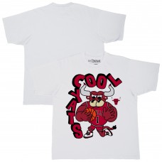 Футболка Chicago Bulls Stadium Essentials White NBA x Staycool Mascot Oversized