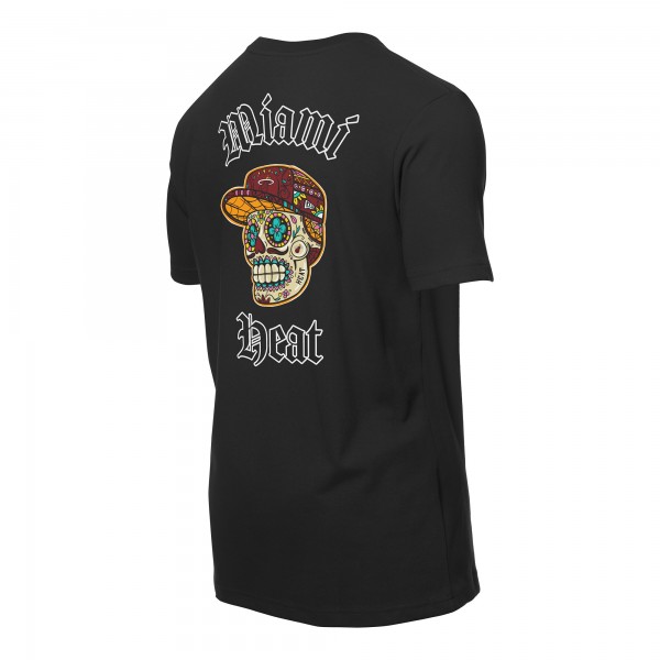 Футболка Miami Heat New Era Black Sugar Skulls