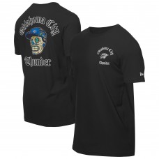 Футболка Oklahoma City Thunder New Era Black Sugar Skulls