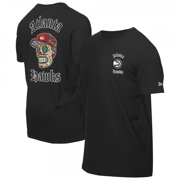 Футболка Atlanta Hawks New Era Black Sugar Skulls