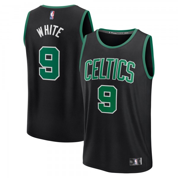 Джерси Boston Celtics Derrick White Fanatics Black Fast Break Replica Player - Statement Edition