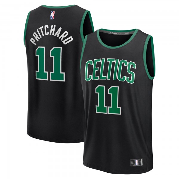 Джерси Boston Celtics Payton Pritchard Fanatics Black Fast Break Replica Player - Statement Edition