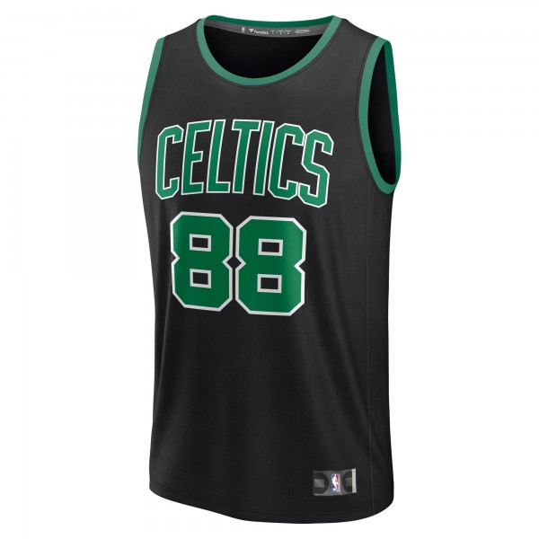 Джерси Boston Celtics Neemias Queta Fanatics Black Fast Break Replica Player - Statement Edition