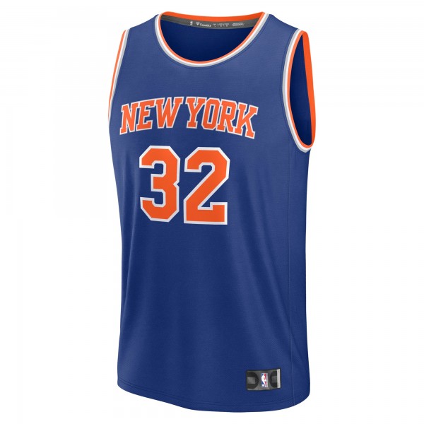 Джерси New York Knicks Karl-Anthony Towns Fanatics Blue Fast Break Replica Player - Icon Edition