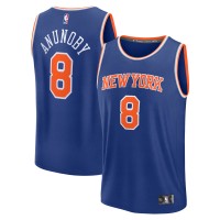 Джерси New York Knicks OG Anunoby Fanatics Blue Fast Break Replica Player - Icon Edition