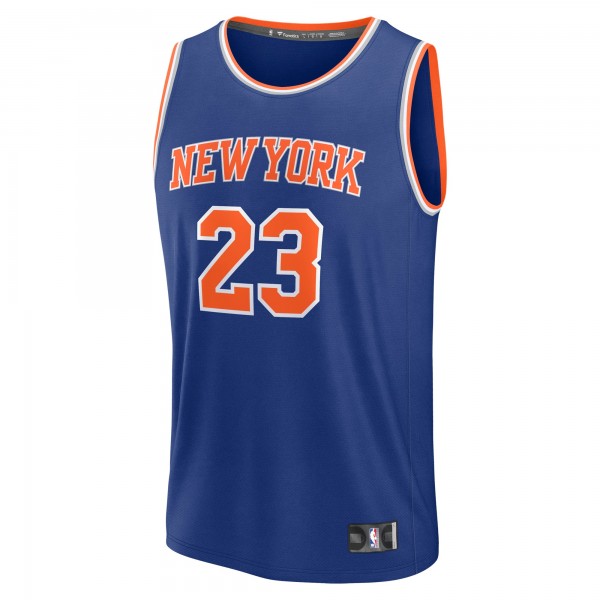 Джерси New York Knicks Mitchell Robinson Fanatics Blue Fast Break Replica Player - Icon Edition