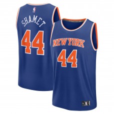 Джерси New York Knicks Landry Shamet Fanatics Blue Fast Break Replica Player - Icon Edition