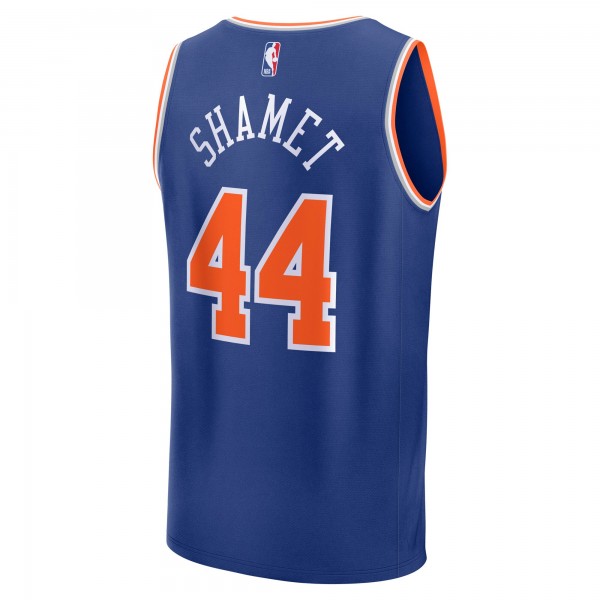 Джерси New York Knicks Landry Shamet Fanatics Blue Fast Break Replica Player - Icon Edition