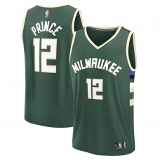 Джерси Milwaukee Bucks Taurean Prince Fanatics Hunter Green Fast Break Replica Player - Icon Edition