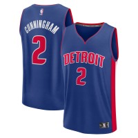 Джерси Detroit Pistons Cade Cunningham Fanatics Blue Fast Break Replica Player - Icon Edition
