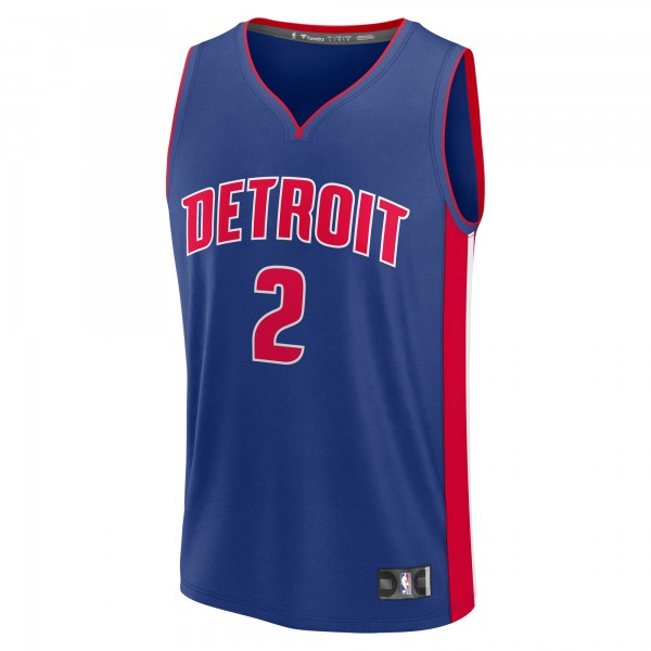 Джерси Detroit Pistons Cade Cunningham Fanatics Blue Fast Break Replica Player - Icon Edition