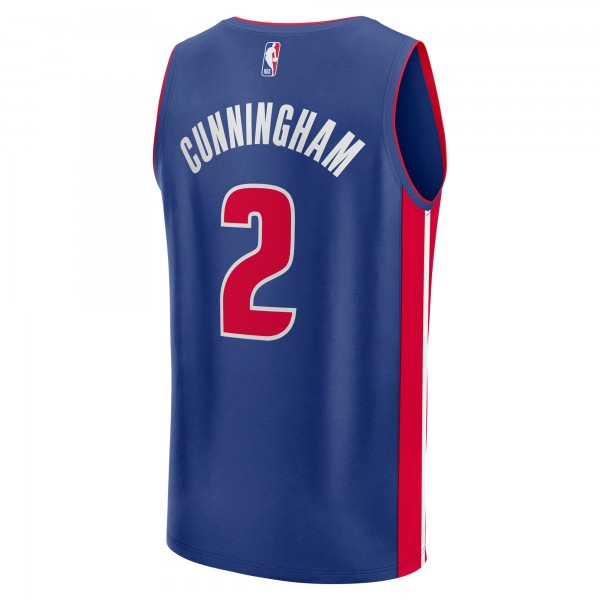 Джерси Detroit Pistons Cade Cunningham Fanatics Blue Fast Break Replica Player - Icon Edition