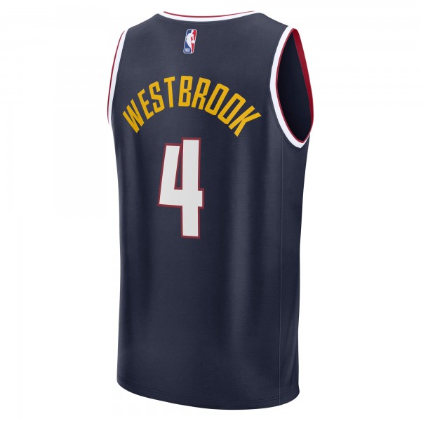 Джерси Denver Nuggets Russell Westbrook Fanatics Navy Fast Break Replica Player - Icon Edition
