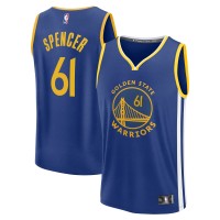Джерси Golden State Warriors Pat Spencer Fanatics Royal Fast Break Replica Player - Icon Edition