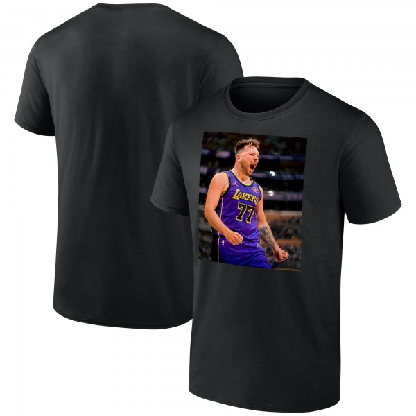 Футболка Los Angeles Lakers Luka Dončić Black Game Frames